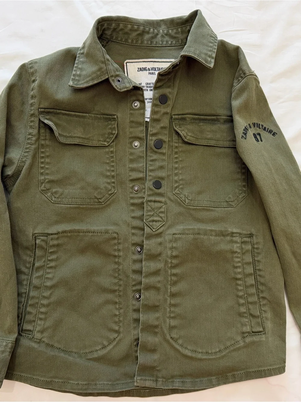Zadig & Voltaire Kids' Kayak Jacket – Size 6Y